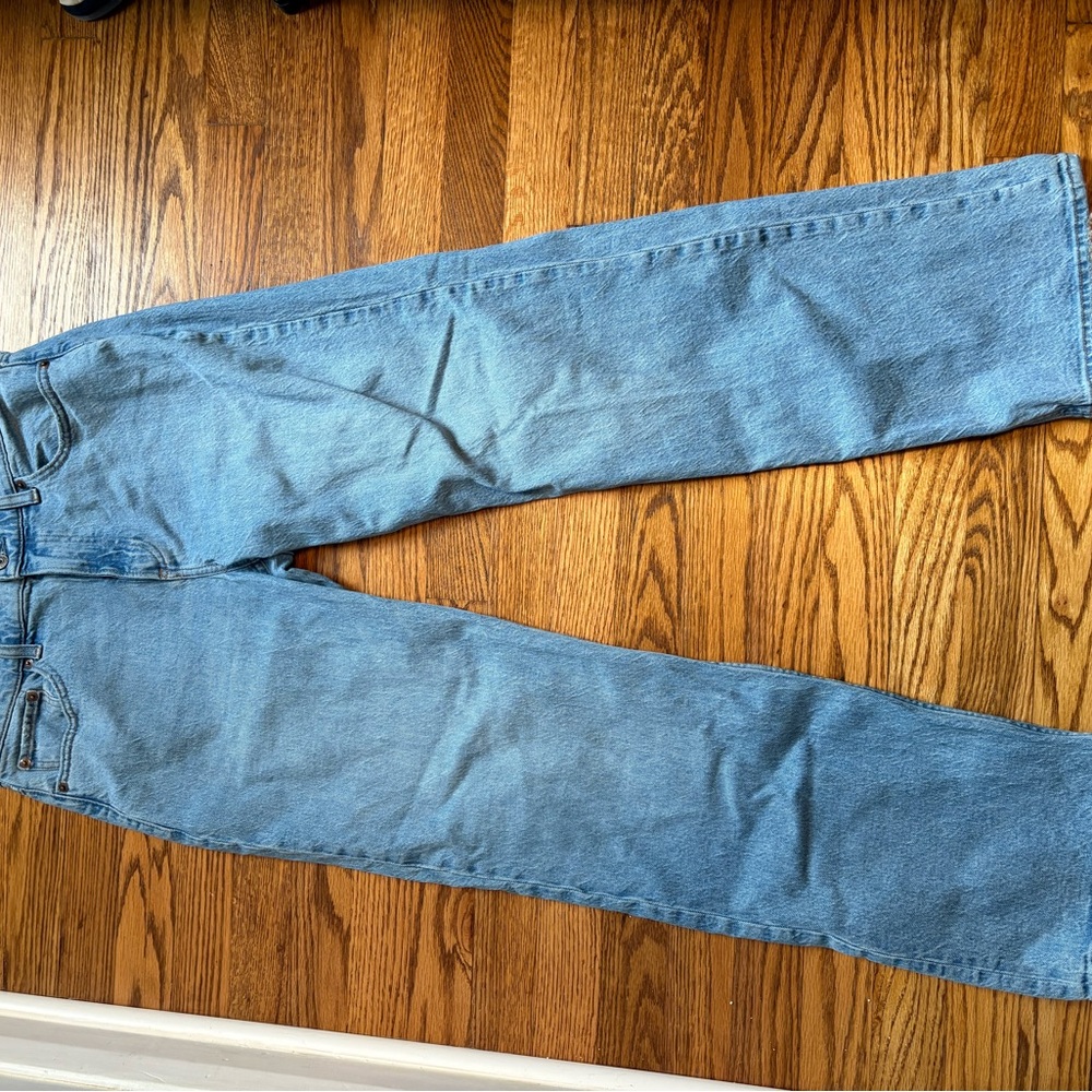 Abercrombie Curve Love Low Rise Baggy Jeans